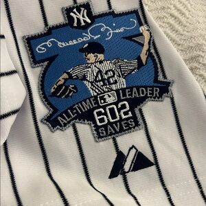 Mitchell & Ness Black and White Striped Jersey